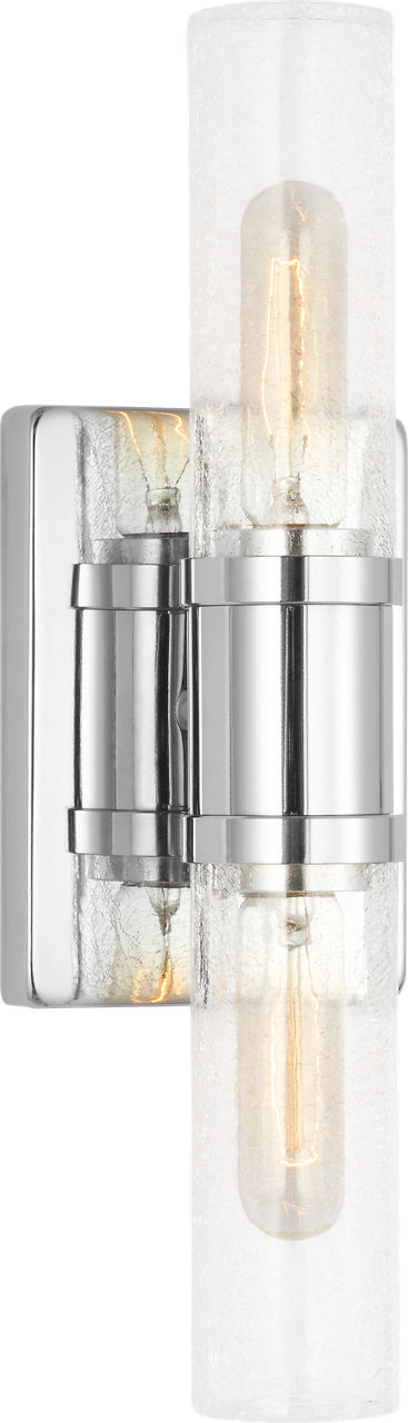 Myhouse Lighting Visual Comfort Studio - 4465002CC-05 - Two Light Vanity - Keaton - Chrome/Chrome