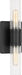 Myhouse Lighting Visual Comfort Studio - 4465002CC-112 - Two Light Vanity - Keaton - Midnight Black/Midnight Black