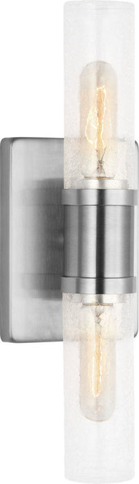 Myhouse Lighting Visual Comfort Studio - 4465002CC-962 - Two Light Vanity - Keaton - Brushed Nickel/Brushed Nickel