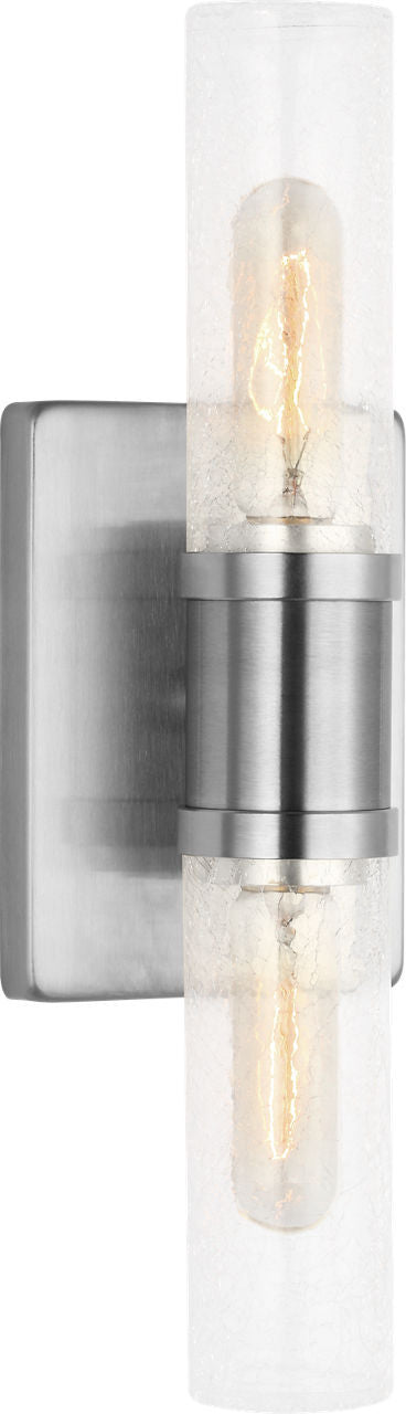 Myhouse Lighting Visual Comfort Studio - 4465002CC-962 - Two Light Vanity - Keaton - Brushed Nickel/Brushed Nickel