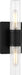 Myhouse Lighting Visual Comfort Studio - 4465002CF-112 - Two Light Vanity - Keaton - Midnight Black/Midnight Black