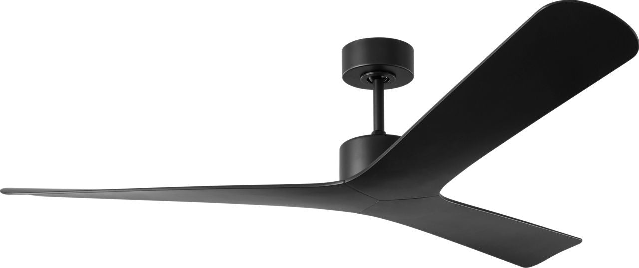 Myhouse Lighting Visual Comfort Fan - 3TPKSM57MBK - 57" Ceiling Fan - Tri Plank - Midnight Black