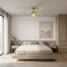 Myhouse Lighting Visual Comfort Fan - 3TRLSM60BBSWWOD - 60" Ceiling Fan - Trillium - Burnished Brass