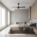 Myhouse Lighting Visual Comfort Fan - 3VALSM60MBK - 60" Ceiling Fan - Valiant - Midnight Black