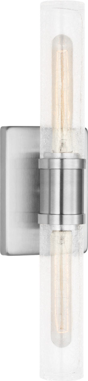 Myhouse Lighting Visual Comfort Studio - 4565002CC-962 - Two Light Vanity - Keaton - Brushed Nickel/Brushed Nickel