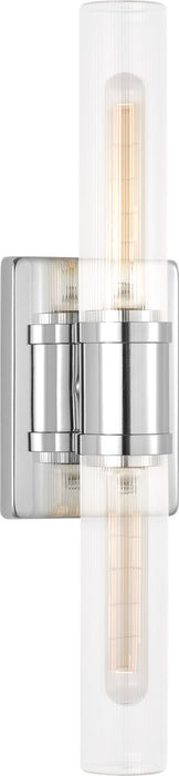 Myhouse Lighting Visual Comfort Studio - 4565002CF-05 - Two Light Vanity - Keaton - Chrome/Chrome