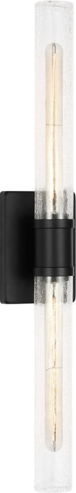 Myhouse Lighting Visual Comfort Studio - 4665002CC-112 - Two Light Vanity - Keaton - Midnight Black/Midnight Black