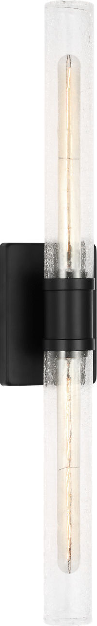 Myhouse Lighting Visual Comfort Studio - 4665002CC-112 - Two Light Vanity - Keaton - Midnight Black/Midnight Black