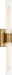 Myhouse Lighting Visual Comfort Studio - 4665002CC-848 - Two Light Vanity - Keaton - Satin Brass/Satin Brass