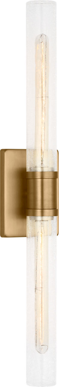 Myhouse Lighting Visual Comfort Studio - 4665002CC-848 - Two Light Vanity - Keaton - Satin Brass/Satin Brass