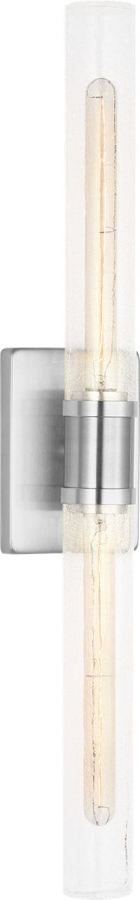 Myhouse Lighting Visual Comfort Studio - 4665002CC-962 - Two Light Vanity - Keaton - Brushed Nickel/Brushed Nickel