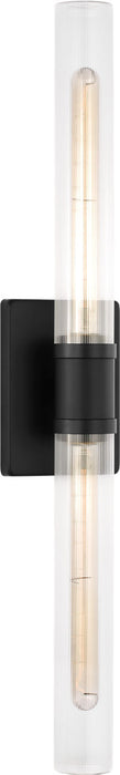 Myhouse Lighting Visual Comfort Studio - 4665002CF-112 - Two Light Vanity - Keaton - Midnight Black/Midnight Black