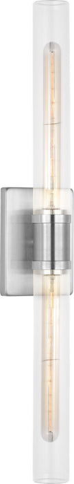 Myhouse Lighting Visual Comfort Studio - 4665002CF-962 - Two Light Vanity - Keaton - Brushed Nickel/Brushed Nickel
