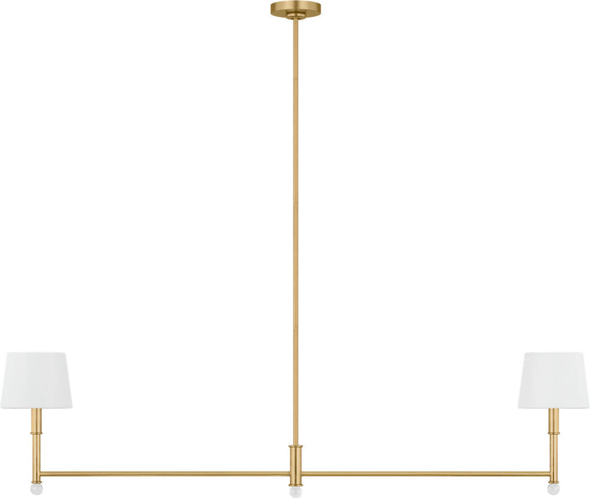 Myhouse Lighting Visual Comfort Studio - AC1182GD - Two Light Linear Chandelier - Greard - Gild/Gild