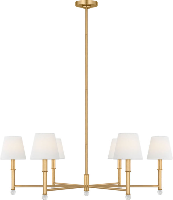 Myhouse Lighting Visual Comfort Studio - AC1206GD - Six Light Chandelier - Greard - Gild/Gild
