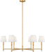 Myhouse Lighting Visual Comfort Studio - AC1206GD - Six Light Chandelier - Greard - Gild/Gild