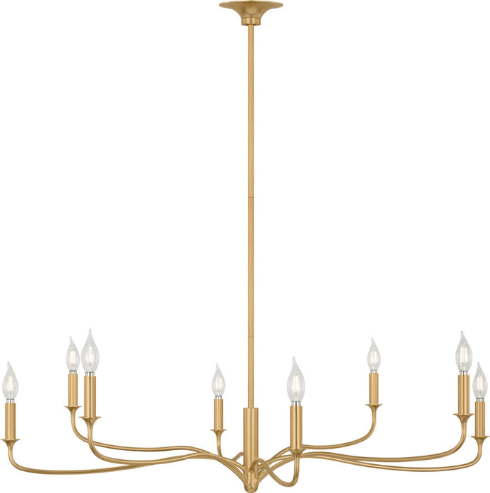 Myhouse Lighting Visual Comfort Studio - AC1218GD - Eight Light Chandelier - Chatsworth - Gild/Gild