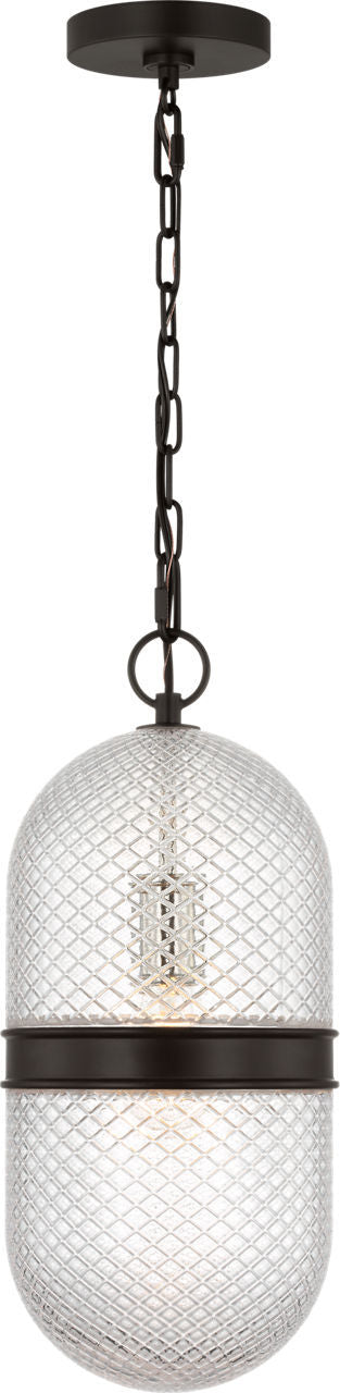 Myhouse Lighting Visual Comfort Studio - AP1291AI - One Light Pendant - Lucinda - Aged Iroged Iron