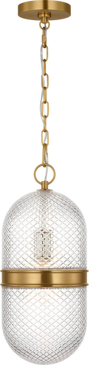 Myhouse Lighting Visual Comfort Studio - AP1291BBS - One Light Pendant - Lucinda - Burnished Brass/Burnished Brass
