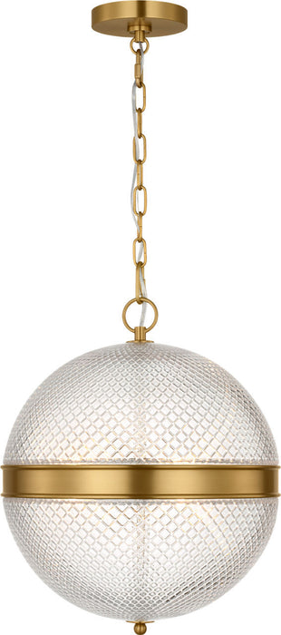 Myhouse Lighting Visual Comfort Studio - AP1303BBS - Three Light Pendant - Lucinda - Burnished Brass/Burnished Brass