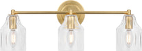 Myhouse Lighting Visual Comfort Studio - AV1013GD - Three Light Bath - Augusta - Gild/Gild