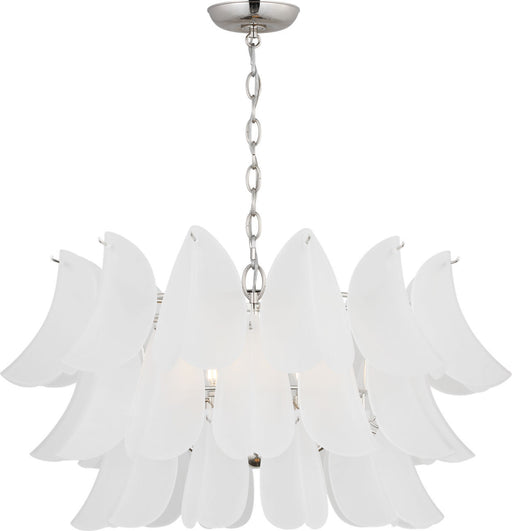 Myhouse Lighting Visual Comfort Studio - CC1825PN - Five Light Chandelier - Chloe - Polished Nickel/Polished Nickel