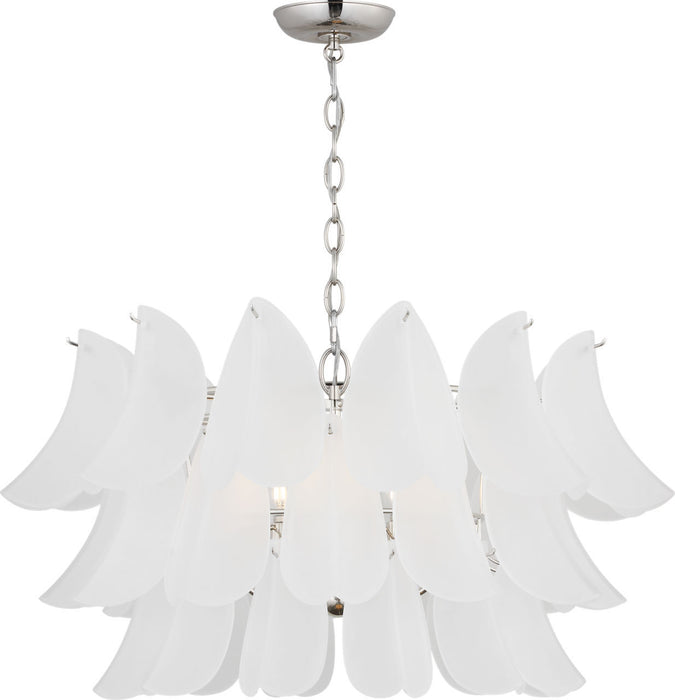 Myhouse Lighting Visual Comfort Studio - CC1825PN - Five Light Chandelier - Chloe - Polished Nickel/Polished Nickel