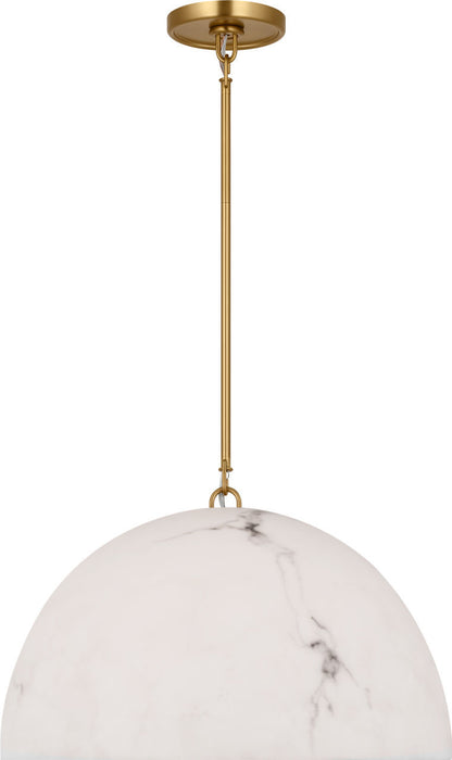 Myhouse Lighting Visual Comfort Studio - CP1481BBS - One Light Pendant - Savina - Burnished Brass/Burnished Brass