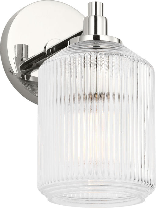 Myhouse Lighting Visual Comfort Studio - CV1091PN - One Light Bath - Barstow - Polished Nickel/Polished Nickel