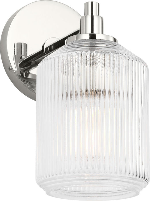 Myhouse Lighting Visual Comfort Studio - CV1091PN - One Light Bath - Barstow - Polished Nickel/Polished Nickel