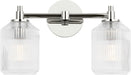 Myhouse Lighting Visual Comfort Studio - CV1092PN - Two Light Bath - Barstow - Polished Nickel/Polished Nickel
