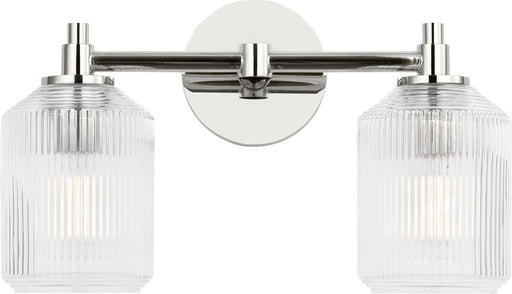 Myhouse Lighting Visual Comfort Studio - CV1092PN - Two Light Bath - Barstow - Polished Nickel/Polished Nickel