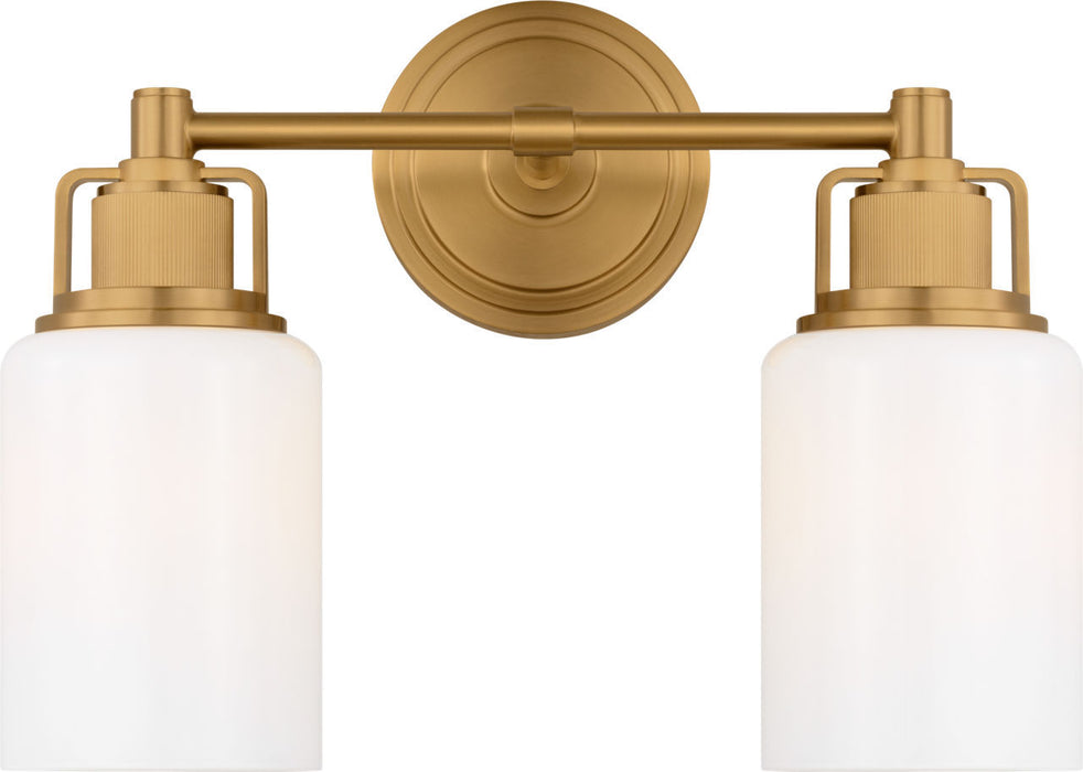 Myhouse Lighting Visual Comfort Studio - CV1112BBS - Two Light Bath - Ashford - Burnished Brass/Burnished Brass