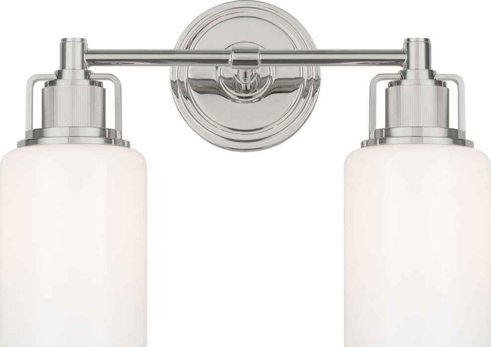 Myhouse Lighting Visual Comfort Studio - CV1112PN - Two Light Bath - Ashford - Polished Nickel/Polished Nickel