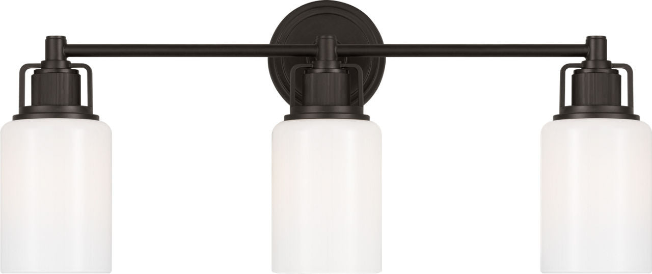 Myhouse Lighting Visual Comfort Studio - CV1113AI - Three Light Bath - Ashford - Aged Iroged Iron