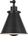 Myhouse Lighting Visual Comfort Studio - CW1121MBK - One Light Wall Sconce - Wellfleet - Midnight Black/Midnight Black