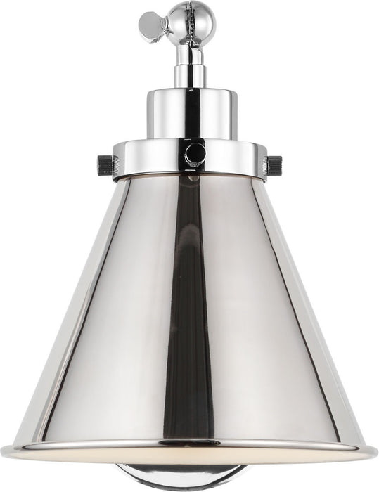 Myhouse Lighting Visual Comfort Studio - CW1121PN - One Light Wall Sconce - Wellfleet - Polished Nickel/Polished Nickel