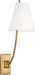 Myhouse Lighting Visual Comfort Studio - CW1431BBS - One Light Wall Sconce - Marina - Burnished Brass/Burnished Brass