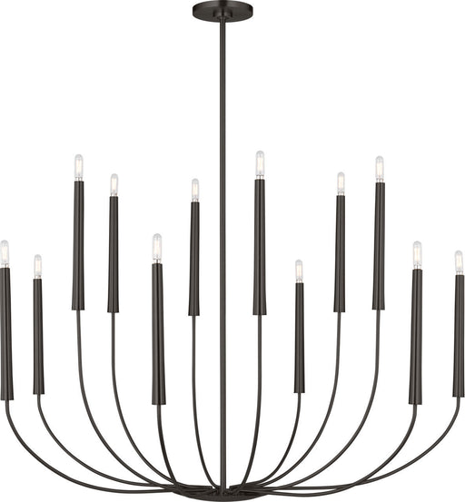 Myhouse Lighting Visual Comfort Studio - EC11812AI - 12 Light Chandelier - Lois - Aged Iroged Iron