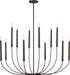 Myhouse Lighting Visual Comfort Studio - EC11812AI - 12 Light Chandelier - Lois - Aged Iroged Iron