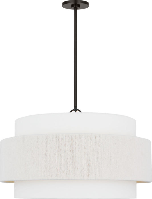 Myhouse Lighting Visual Comfort Studio - EP1184AI - Four Light Hanging Shade - Belaro - Aged Iroged Iron