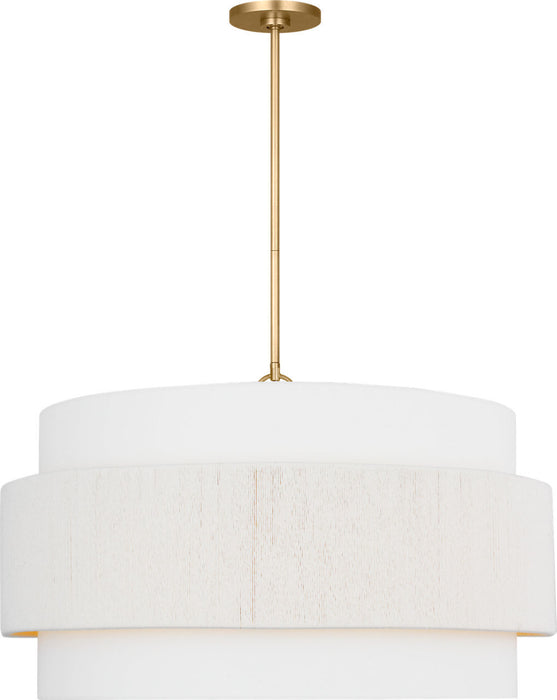 Myhouse Lighting Visual Comfort Studio - EP1196GD - Six Light Hanging Shade - Belaro - Gild/Gild