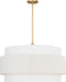 Myhouse Lighting Visual Comfort Studio - EP1196GD - Six Light Hanging Shade - Belaro - Gild/Gild