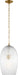 Myhouse Lighting Visual Comfort Studio - HP1001BBS - One Light Pendant - Serafina - Burnished Brass/Burnished Brass