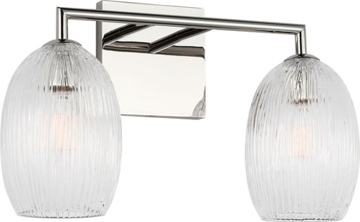 Myhouse Lighting Visual Comfort Studio - HV1002PN - Two Light Bath - Serafina - Polished Nickel/Polished Nickel