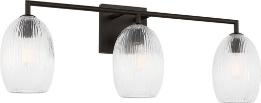 Myhouse Lighting Visual Comfort Studio - HV1003AI - Three Light Bath - Serafina - Aged Iroged Iron