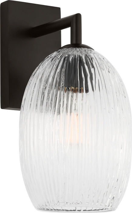 Myhouse Lighting Visual Comfort Studio - HW1001AI - One Light Wall Sconce - Serafina - Aged Iroged Iron