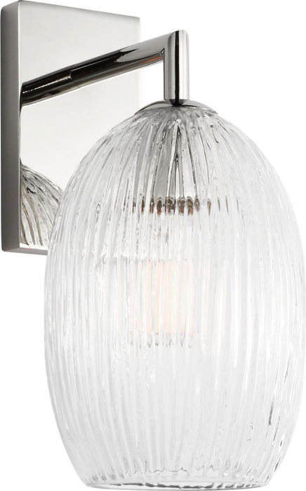 Myhouse Lighting Visual Comfort Studio - HW1001PN - One Light Wall Sconce - Serafina - Polished Nickel/Polished Nickel