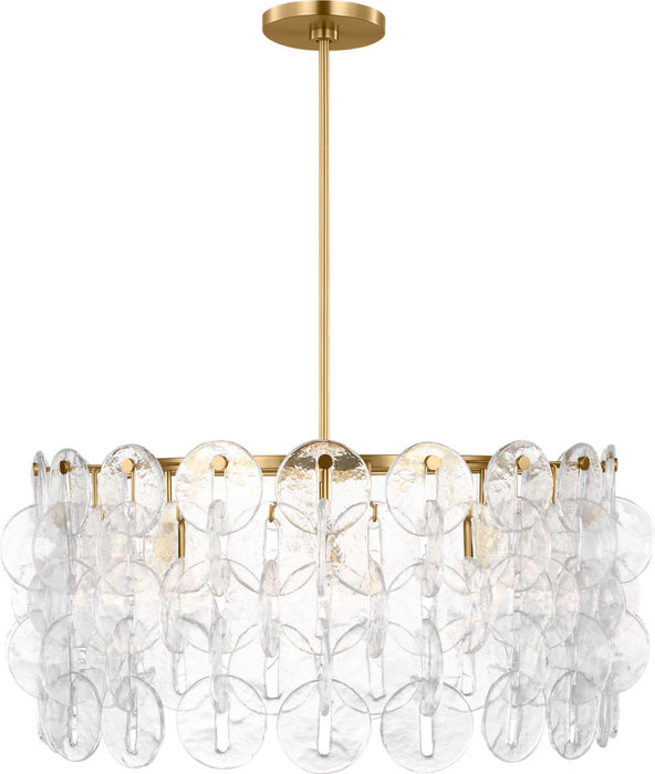 Myhouse Lighting Visual Comfort Studio - KSC1158BBS - Eight Light Chandelier - Candace - Burnished Brass/Burnished Brass