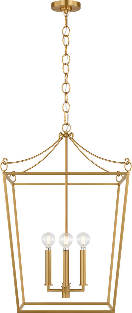 Myhouse Lighting Visual Comfort Studio - KSC1174BBS - Four Light Lantern - Carlyle - Burnished Brass/Burnished Brass